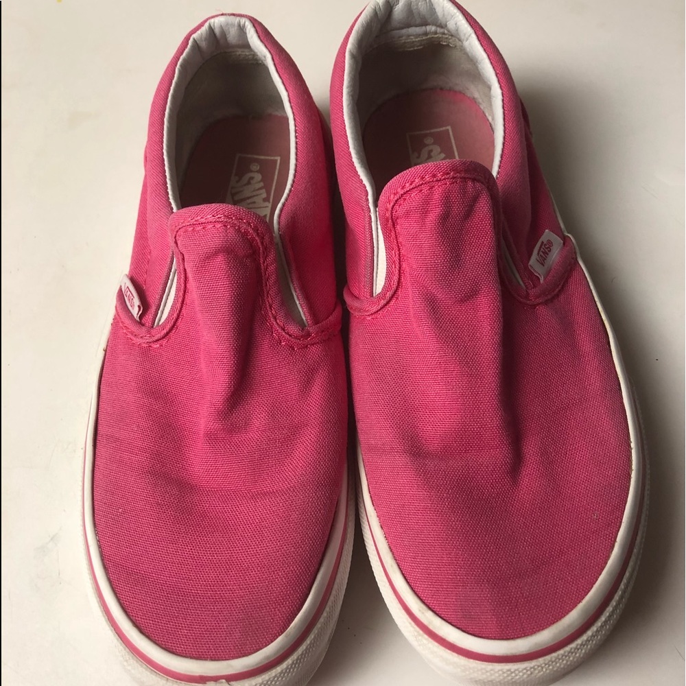 Women’s slide on pink Vans
